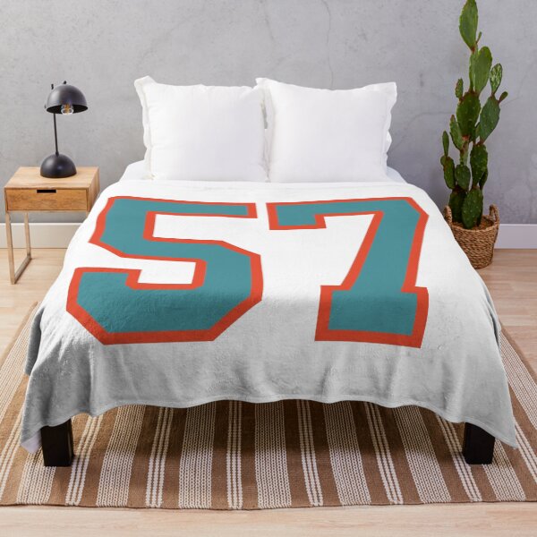 Item preview, 57 number, aqua orange lucky sports fifty seven designed and sold by ArtIsParty.