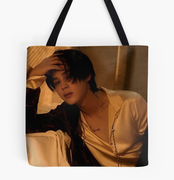 BTS Jimin FACE Printed Tote Handbag - BTS Official Merch