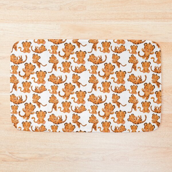 Item preview, cute tigers pattern  designed and sold by ApurwaArtShop.