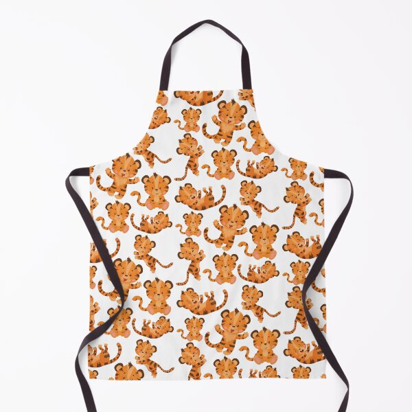Item preview, cute tigers pattern  designed and sold by ApurwaArtShop.