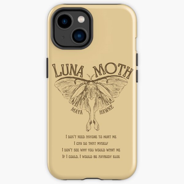 MAYA HAWKE'S LUNA MOTH LYRICS ART iPhone Tough Case