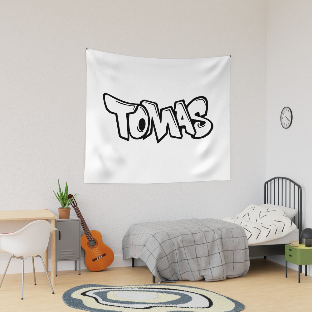 Tomas - Graffiti Name Design Tote Bag for Sale by NameThatShirt