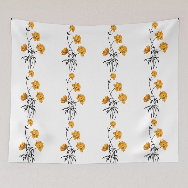 Item preview, Sunflower Watercolor – Yellow & Black Palette designed and sold by Stevenobinsun.
