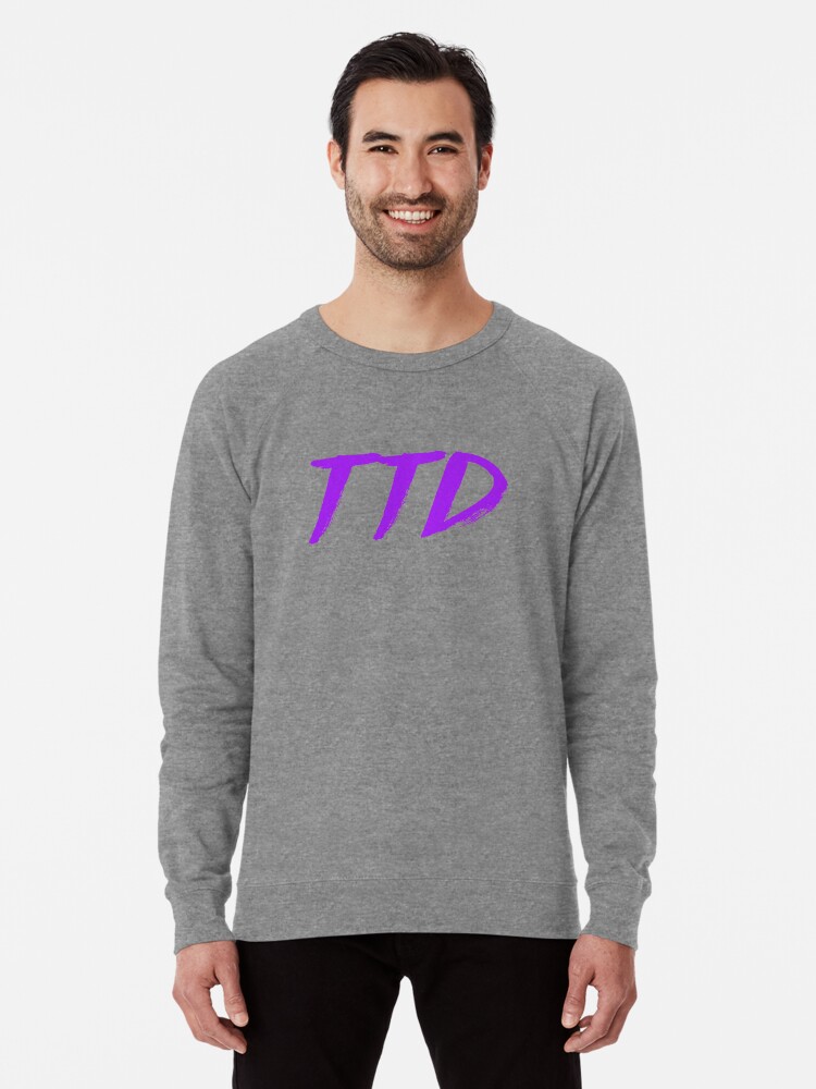 Ttd Ten Toes Down Lightweight Sweatshirt By Teeprintsio Redbubble