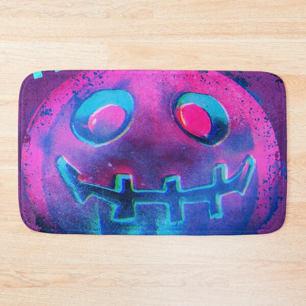 Item preview, Halloween trick or treat - trick or treat neon pumpkin designed and sold by REENS_PHOTOS.