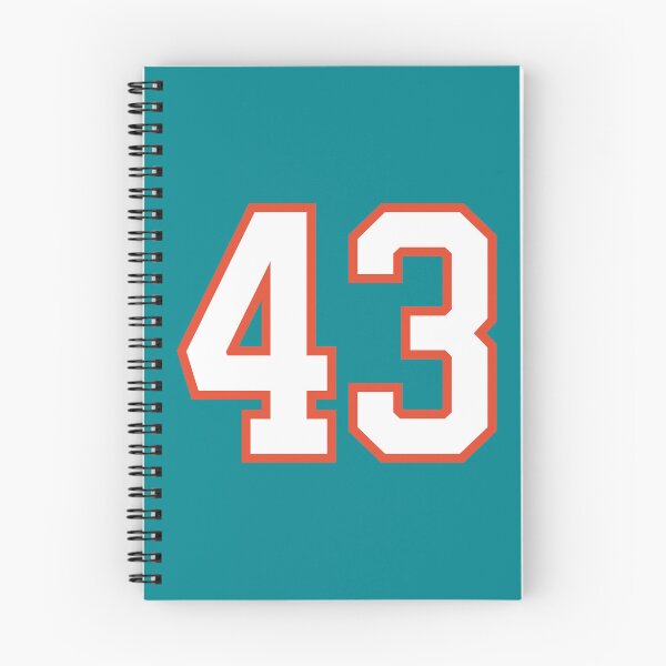 Item preview, Sports Number 43, white orange color lucky sport forty three designed and sold by ArtIsParty.