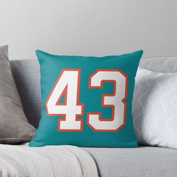 Item preview, Sports Number 43, white orange color lucky sport forty three designed and sold by ArtIsParty.