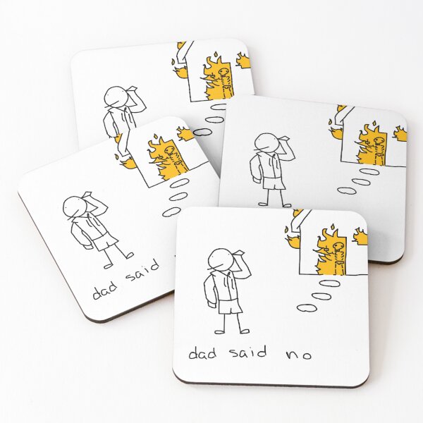 Item preview, dad said no designed and sold by HuddyTheBuddy.