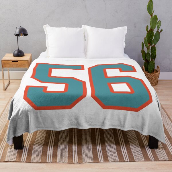 Item preview, 56 number, aqua orange lucky sports fifty six designed and sold by ArtIsParty.