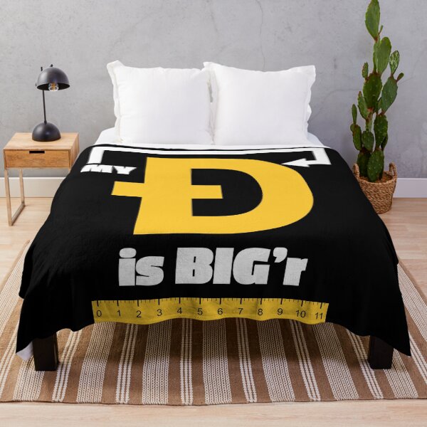 Item preview, My D is bigger Doge Coin Funny Meme Fan Art Huge Doge Logo New Big D Design designed and sold by doseofwin.