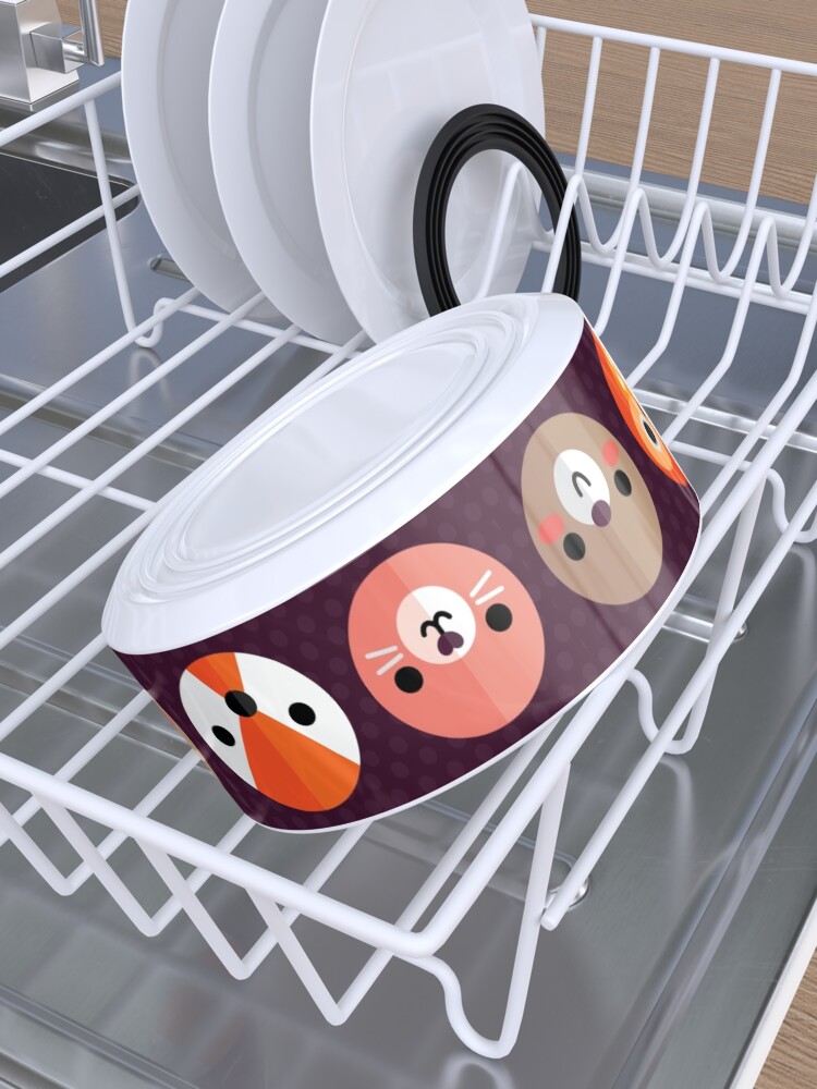 Alternate view of Smiley Faces Pet Bowl