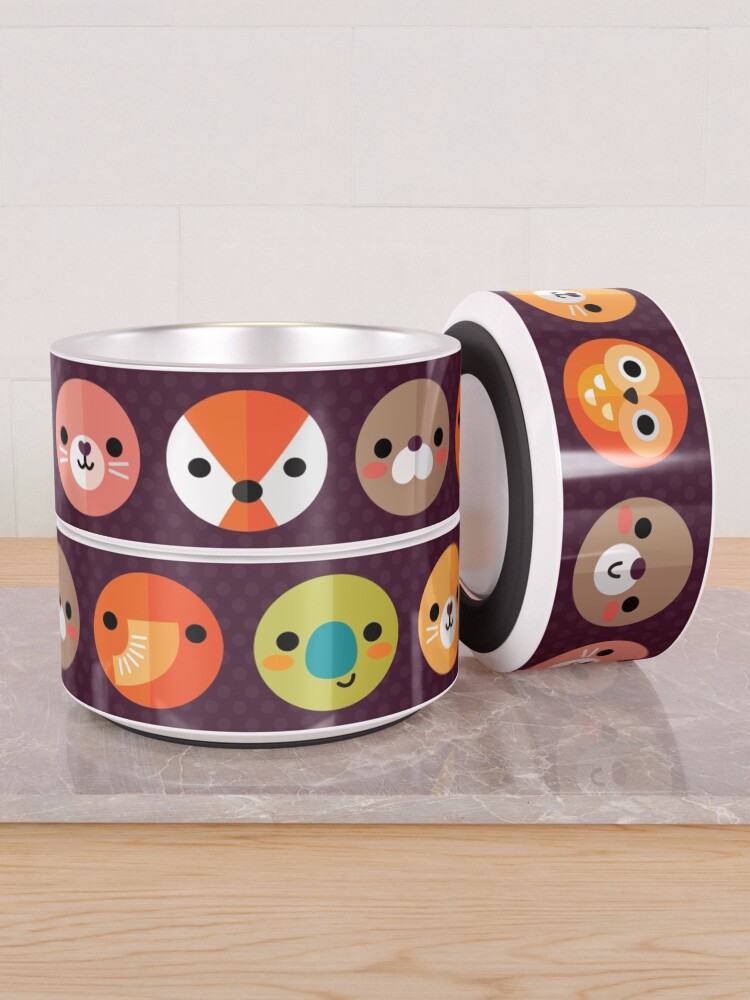 Alternate view of Smiley Faces Pet Bowl