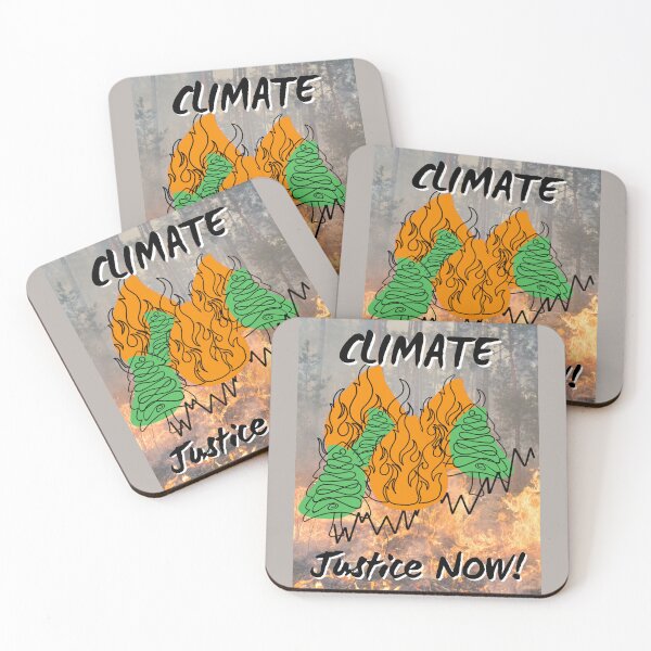 Item preview, Climate Justice Now! - Megafires 2 designed and sold by bmfabricdesigns.