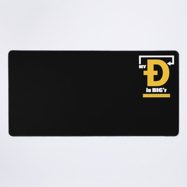 Item preview, My D is bigger Doge Coin Funny Meme Fan Art Huge Doge Logo New Big D Design designed and sold by doseofwin.