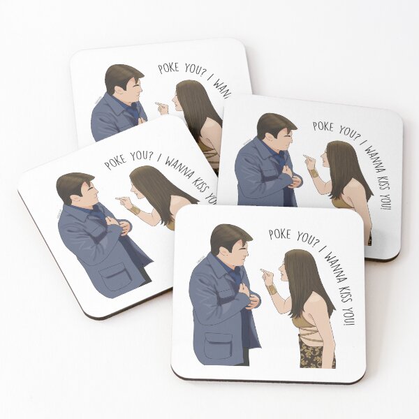 Item preview, Poke you? I wanna kiss you designed and sold by fanartbygabi | Gabi Veiga.