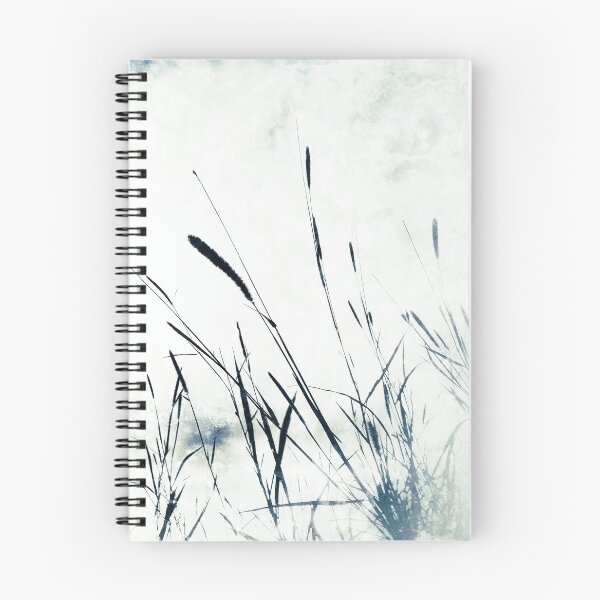 Item preview, Snow and Ice Cold Weather Botanical Aesthetic Grass Countryside Art designed and sold by Beachy.