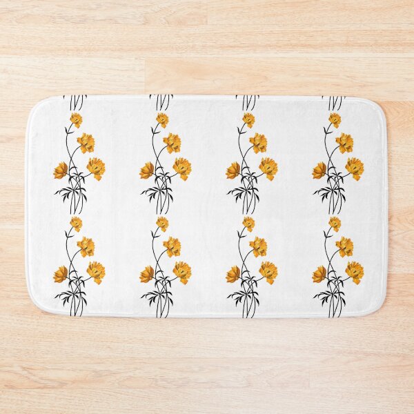 Item preview, Sunflower Watercolor – Yellow & Black Palette designed and sold by Stevenobinsun.