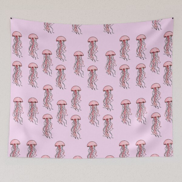 Item preview, Pink Cute Jellyfish Pattern designed and sold by Chrismas17.