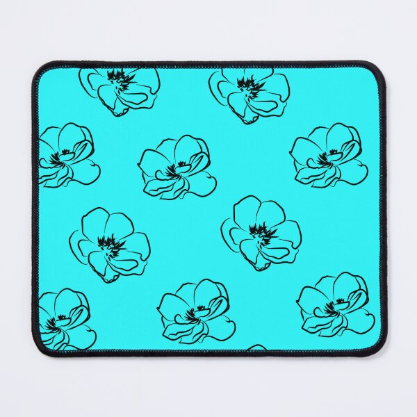 Item preview, Turquoise Flower Pattern designed and sold by Bircanix.