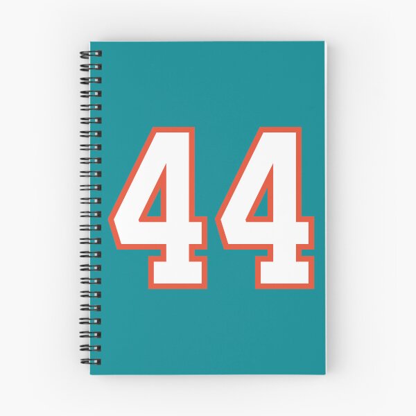 Item preview, Sports Number 44, white orange color lucky sport forty four designed and sold by ArtIsParty.
