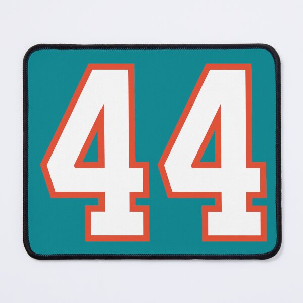 Item preview, Sports Number 44, white orange color lucky sport forty four designed and sold by ArtIsParty.