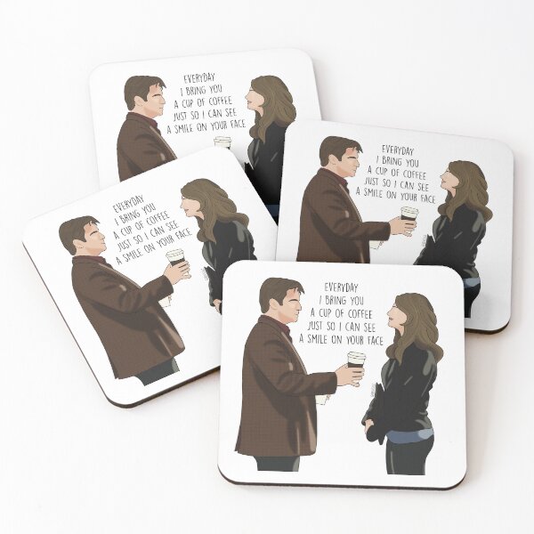 Item preview, Everyday I bring you a cup of coffee just so I can see a smile on your face designed and sold by fanartbygabi | Gabi Veiga.