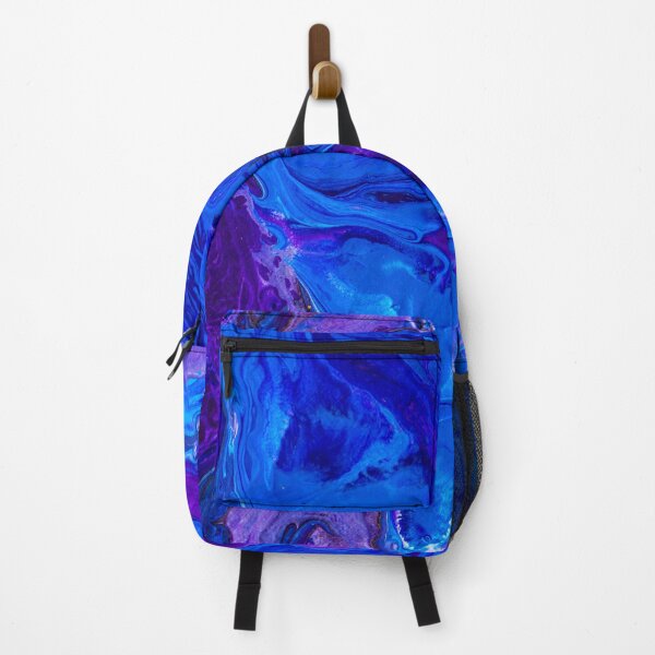Item preview, Dusky Blue Acrylic Painting Pour | Trippy Liquid Art | Trippy Art | Stoked Up Art designed and sold by StokedUpArt.