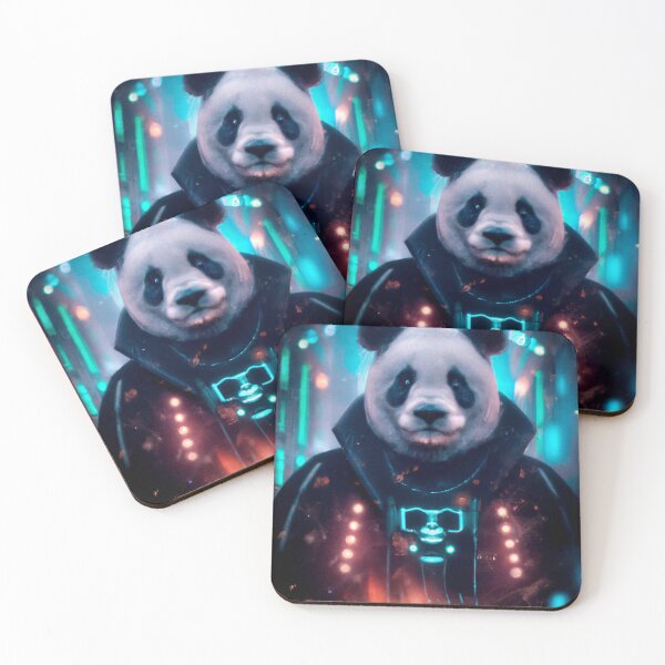 Item preview, Cyberpunk Panda IV designed and sold by SteamedpunkVegg.