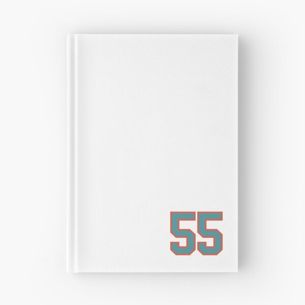 Item preview, 55 number, aqua orange lucky sports fifty five designed and sold by ArtIsParty.