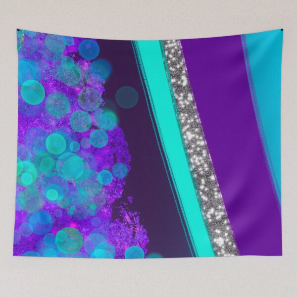 Item preview, Blue glitter pattern designed and sold by MerWishes.
