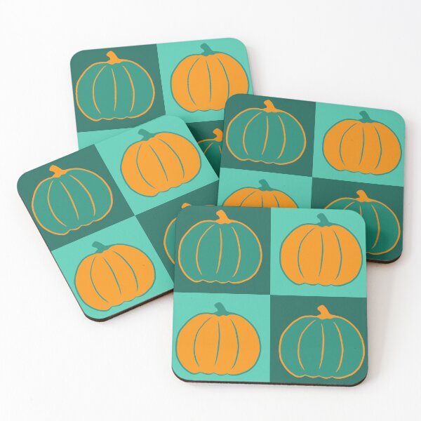 Item preview, Halloween Orange and Teal Pumpkins designed and sold by Perunika305.