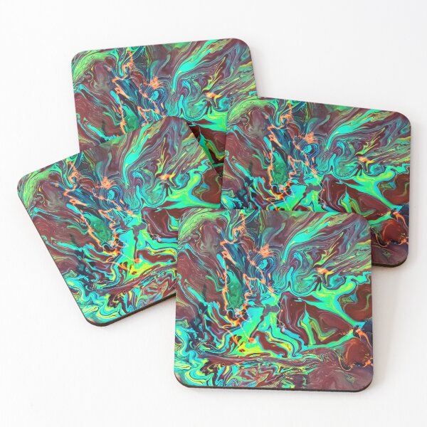 Item preview, Mint Chocolate | Trippy Liquid Art | Trippy Art | Stoked Up Art designed and sold by StokedUpArt.