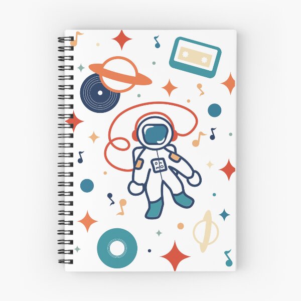 Item preview, Vibing Astronaut Blue and Orange Color Palette Design designed and sold by vron615.