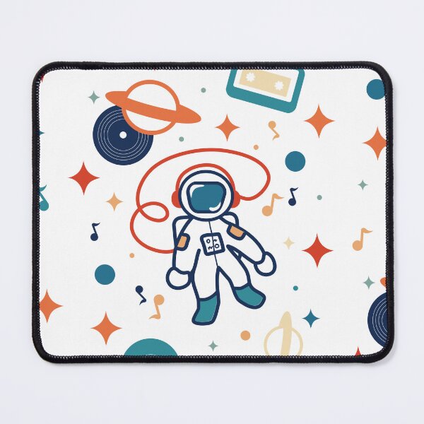 Item preview, Vibing Astronaut Blue and Orange Color Palette Design designed and sold by vron615.