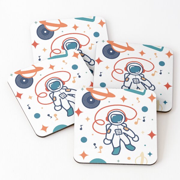 Item preview, Vibing Astronaut Blue and Orange Color Palette Design designed and sold by vron615.