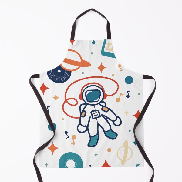 Item preview, Vibing Astronaut Blue and Orange Color Palette Design designed and sold by vron615.