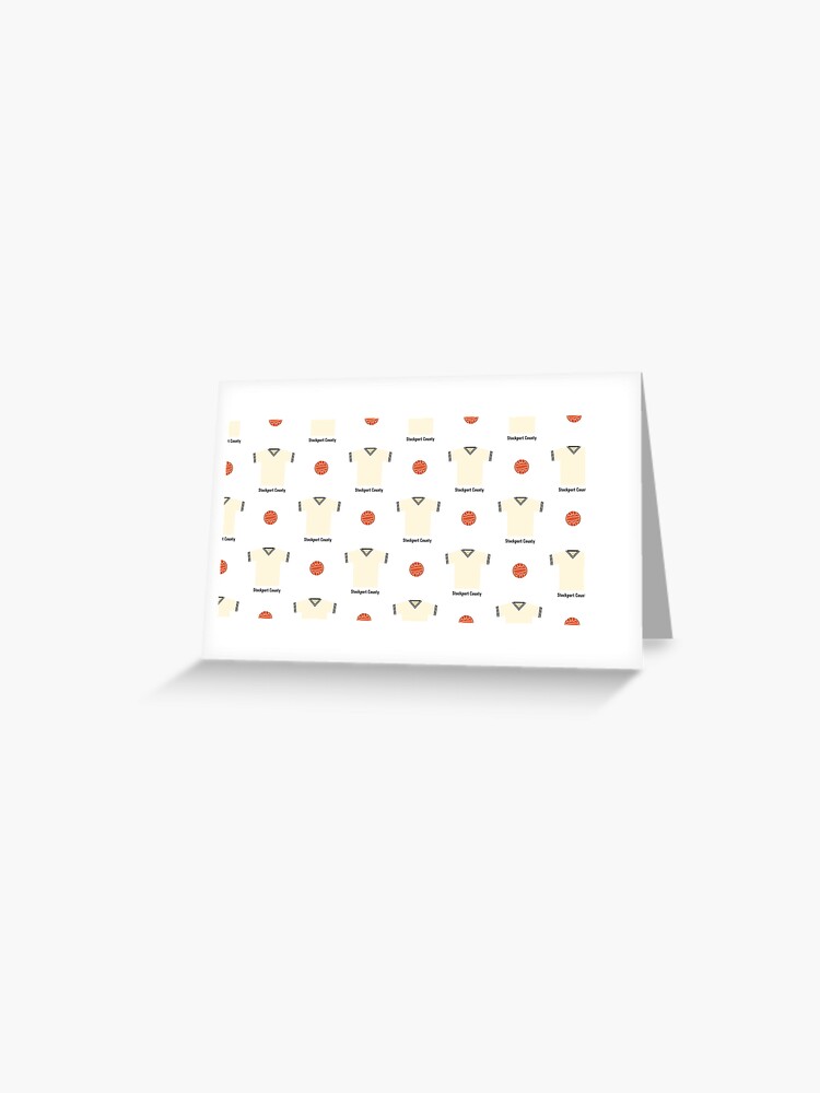 A5 Personalised Stockport County Football Greeting Birthday Card any name age 