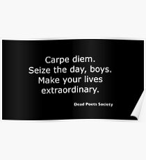 Dead Poets Society quote Poster