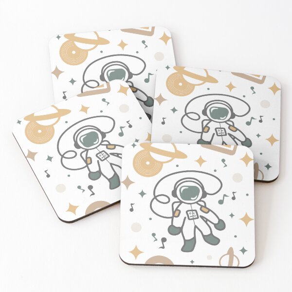 Item preview, Vibing Astronaut Muted Color Palette Design designed and sold by vron615.