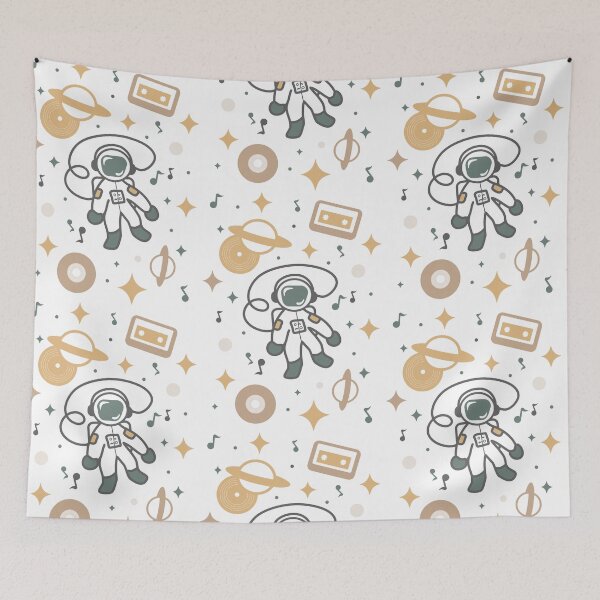 Item preview, Vibing Astronaut Muted Color Palette Design designed and sold by vron615.