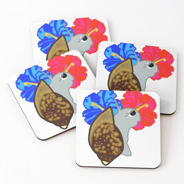 Item preview, Bladder snail on floating flowers designed and sold by BrachiaST.