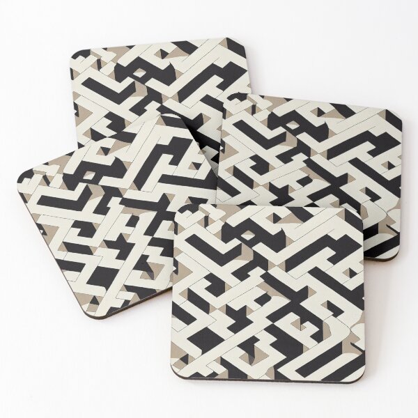 Item preview, 3D Maze Pattern designed and sold by ThePurpleMelon.