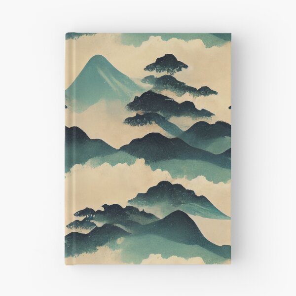 Item preview, Japanese Style Mountain Ink Pattern II designed and sold by ARTIFLAVE.