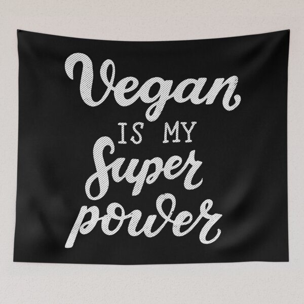 Item preview, Vegan Is My Superpower - Powered by Plants designed and sold by fooderiffic.