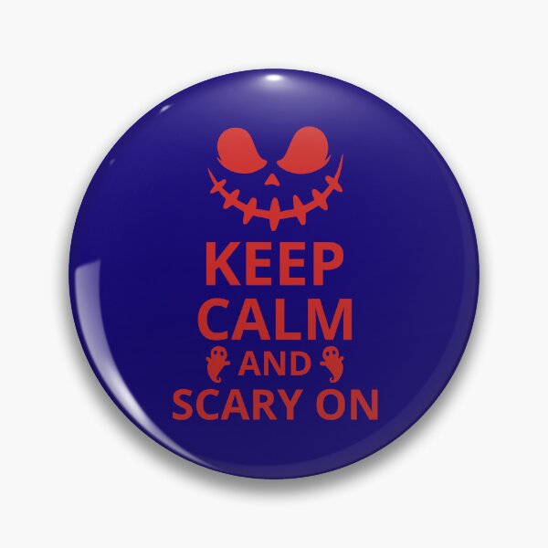 Item preview,  Keep Calm And Scary On. Halloween Quote, Halloween Theme, Spooky Vibes designed and sold by DesignHouse07.