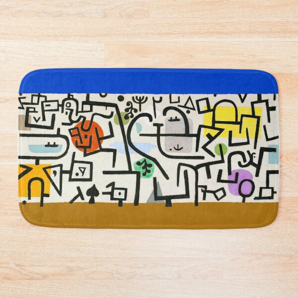 Item preview, Paul Klee Rich Port Harbour Abstract Colorful  designed and sold by antiqueart.