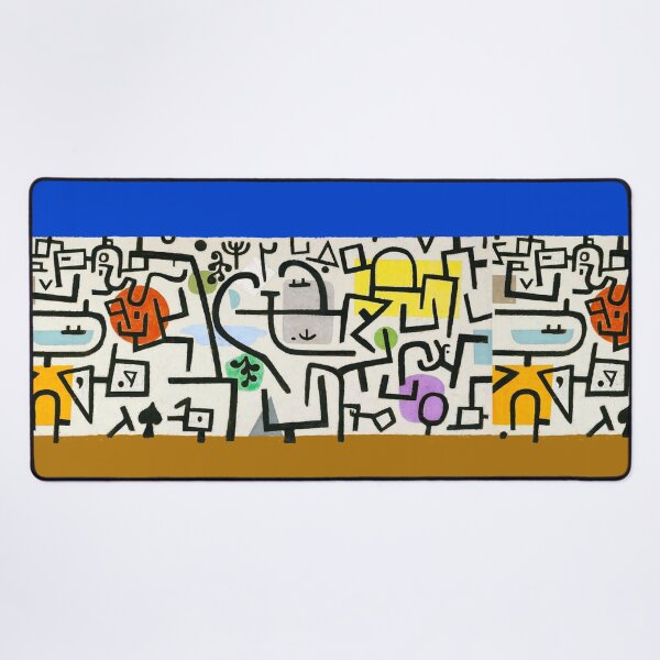 Item preview, Paul Klee Rich Port Harbour Abstract Colorful designed and sold by antiqueart.