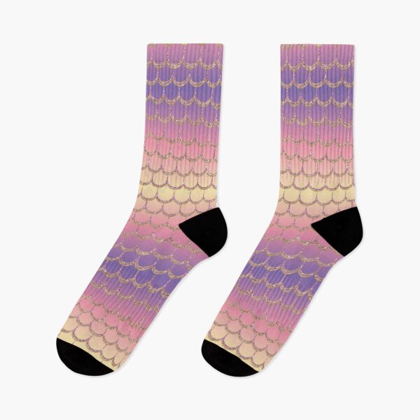 Item preview, Yellow, pink and purple scales pattern designed and sold by MerWishes.