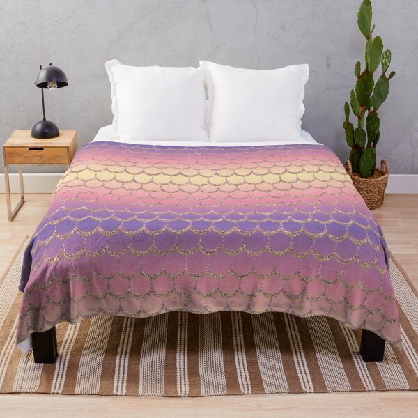 Item preview, Yellow, pink and purple scales pattern designed and sold by MerWishes.
