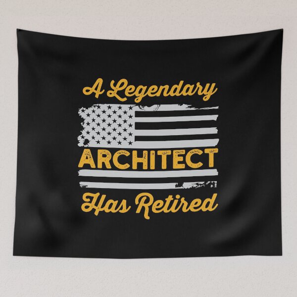 Item preview, A Legendary Architect Has Retired: Architecture Gift, Architectural Engineering Funny Architect designed and sold by Adexyl.